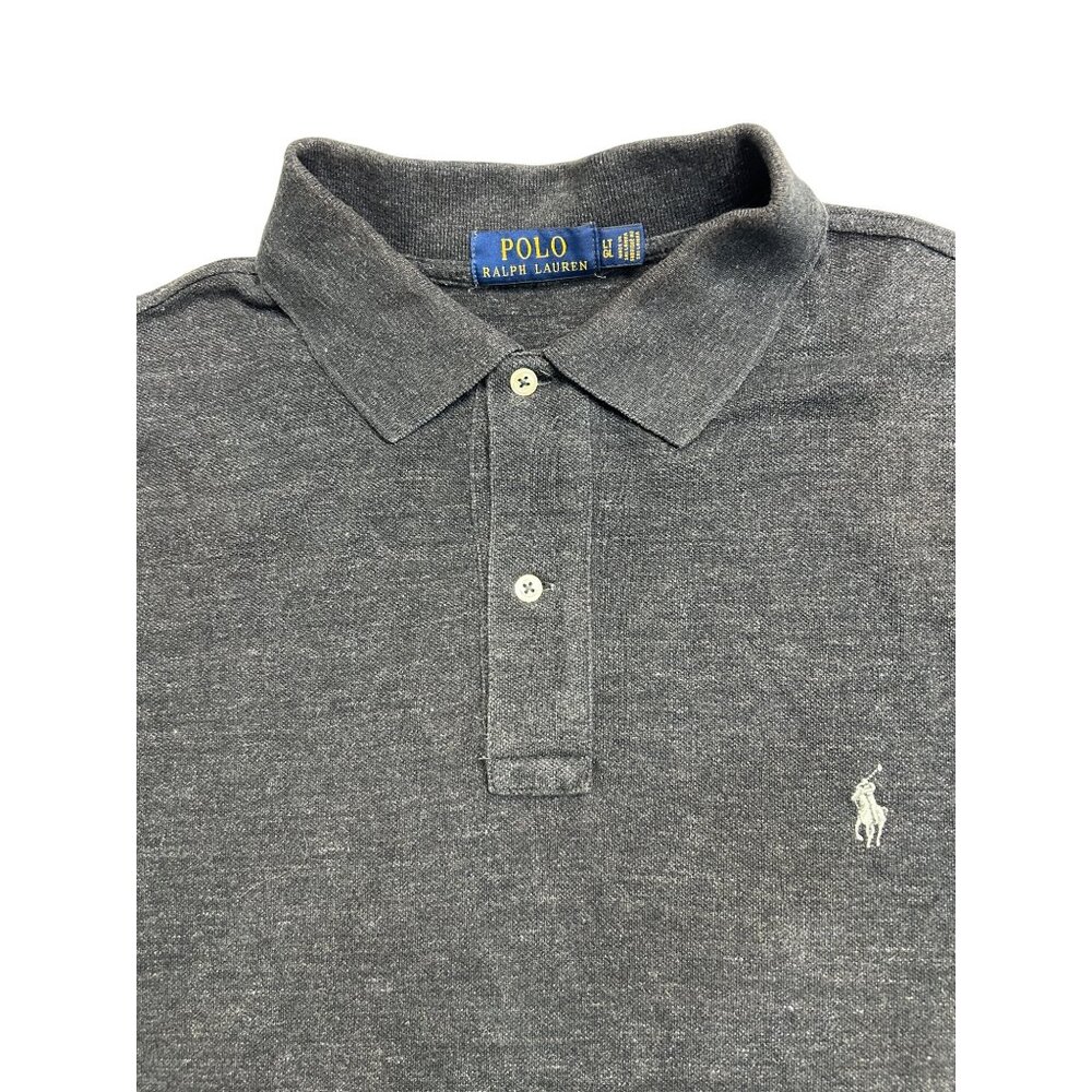Ralph Lauren Polo Shirts Bundle Lot of 3 Black Blue Gray size L and LT SEE PICS - Picture 5 of 16